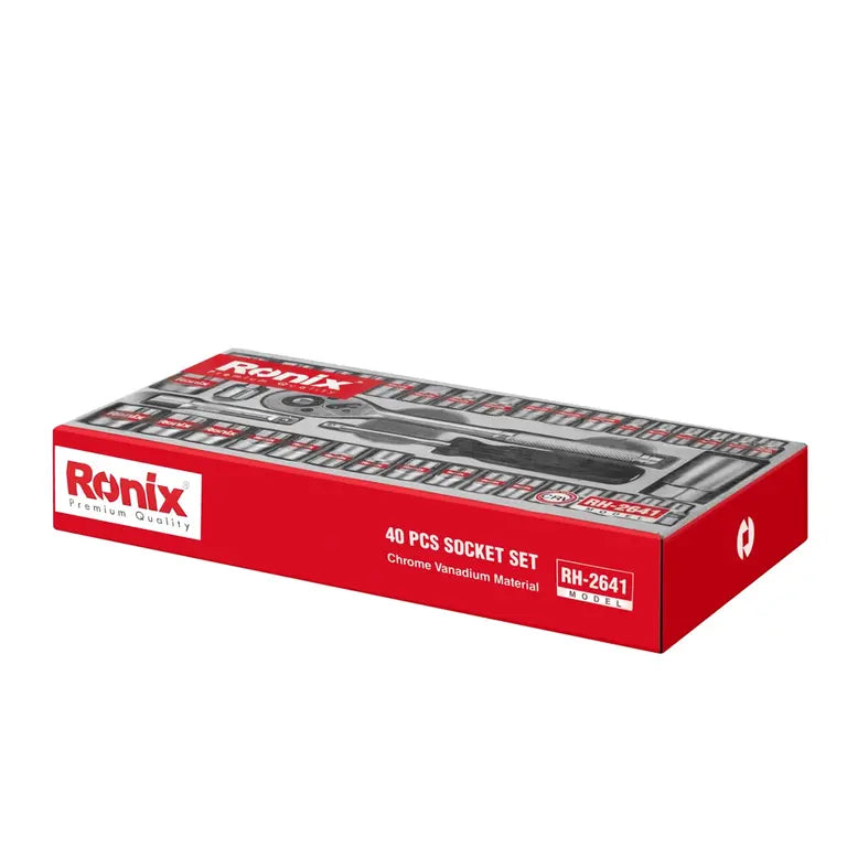 Ronix Steckschlüsselsatz (40-teilig)