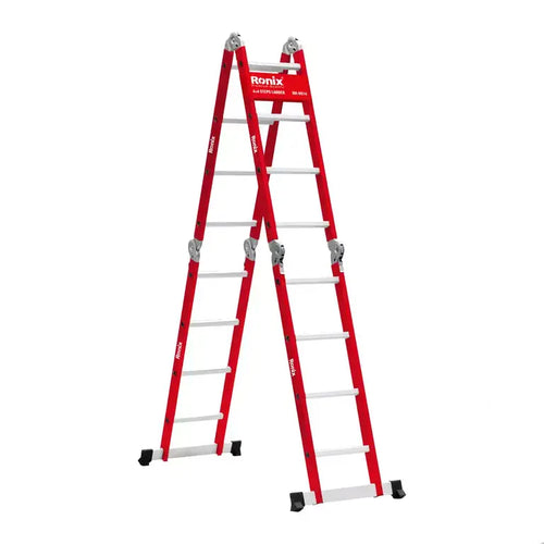 Ronix 4 x 4 Stufen-Anlegeleiter