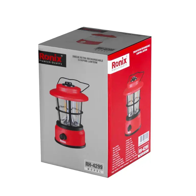 Ronix Retro-Wiederaufladbare Campinglampe