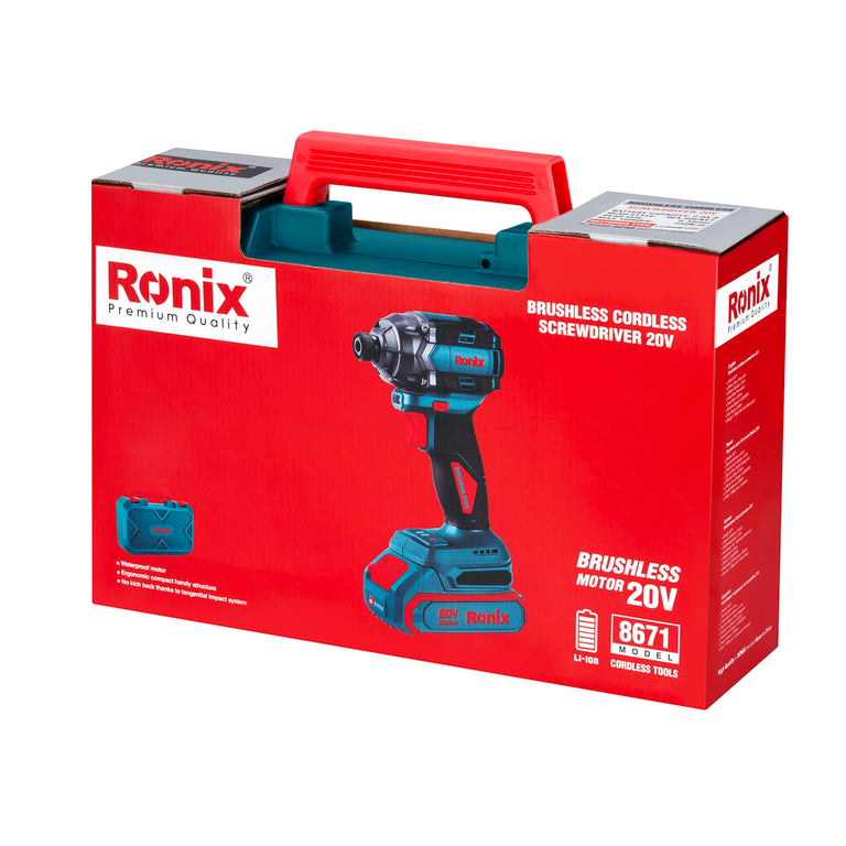 Ronix Bürstenloser Akku-Schlagschrauber 20 V 230 Nm