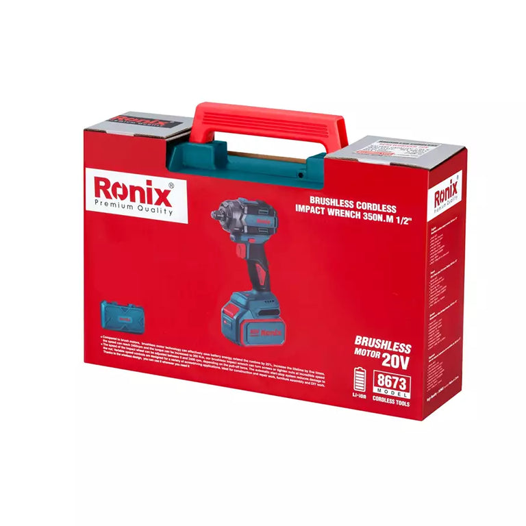 Ronix Bürstenloser Akku-Schlagschrauber 1/2 Zoll , 500 Nm
