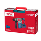 Ronix Bürstenloser Akku-Bohrhammer 3,5 J, 20 V