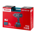 Ronix bürstenloses Akku-Schlagschrauber-Set 40 V, 1200 Nm, ¾-Zoll