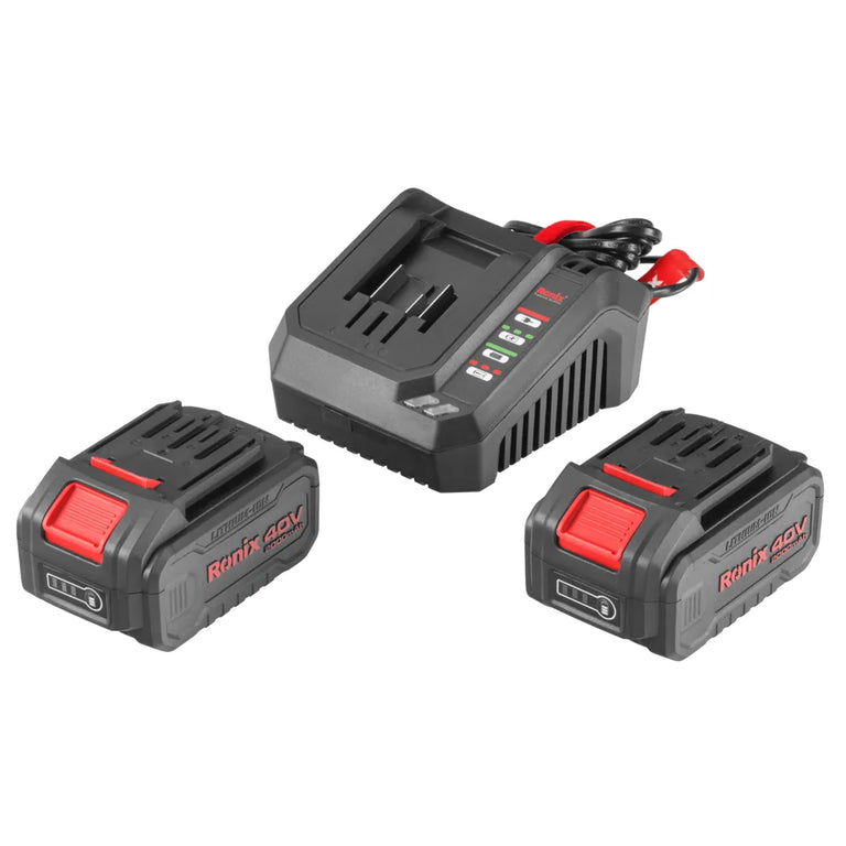 Ronix Bürstenloses Akku-Poliermaschine-Set 180 mm, 40 V