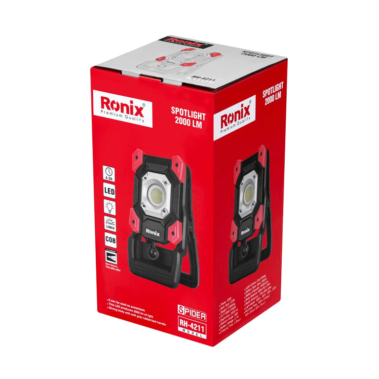 Ronix Arbeitsleuchte 2.000 lm