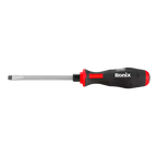 Ronix Schlitz-Schraubendreher mit Schlagkappe und TPR-Griff 7 × 130 mm
