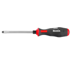 Ronix Schlitz-Schraubendreher mit Schlagkappe und TPR-Griff 8 × 150