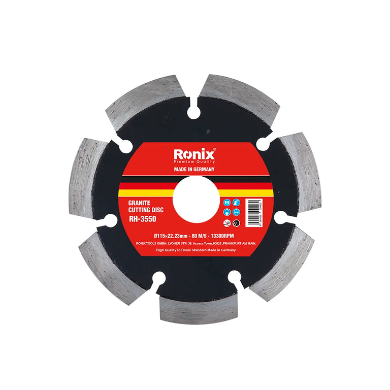 Ronix Granitschnittscheibe 115 mm - Segment 11