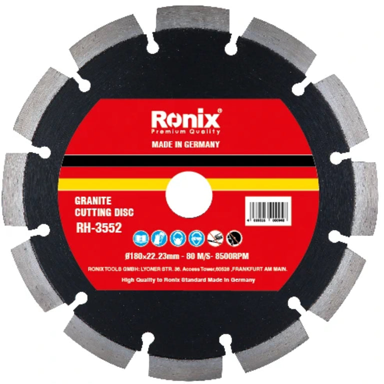 Ronix Granit-Trennscheibe 115 mm-Segment 11