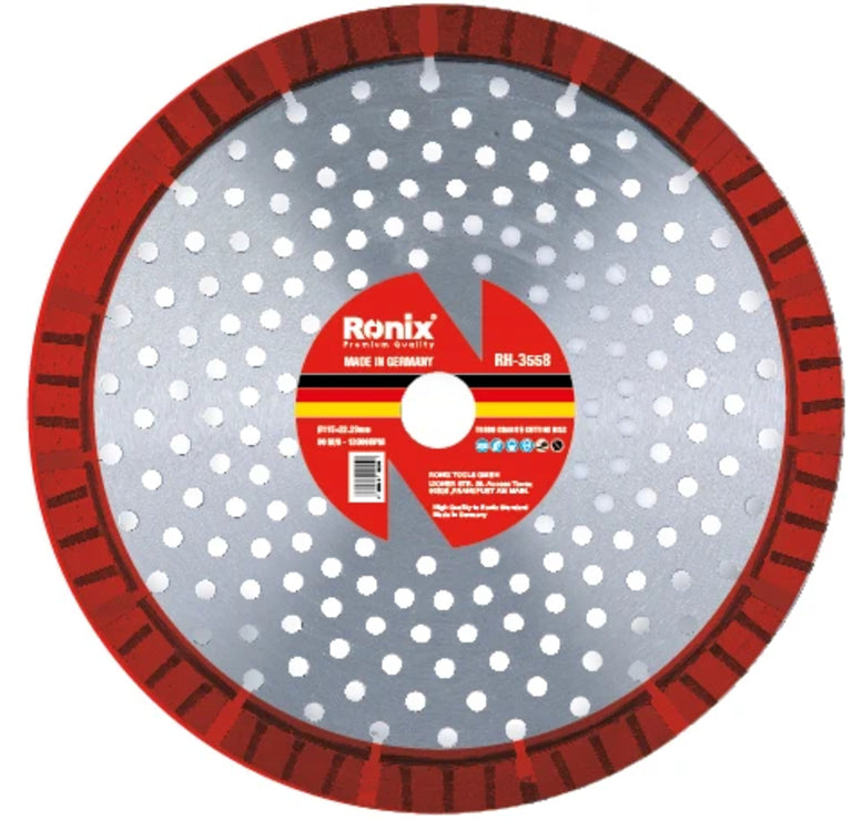 Ronix Turbo-Granit-Trennscheibe 115 mm-Segment 13