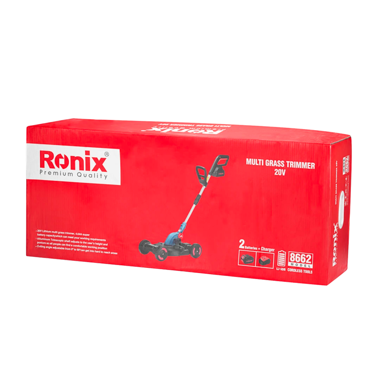 Ronix Akku-Multifunktions-Rasentrimmer 20 V