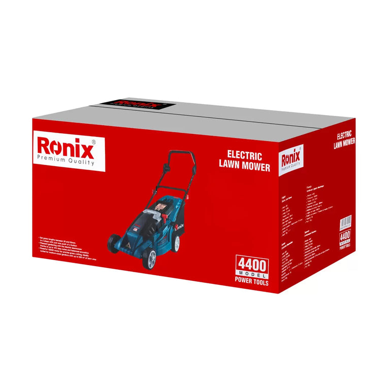Ronix Elektrischer Rasenmäher 1600W 380mm