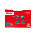 Ronix Akku-Kombiset 20 V (Schlagbohrschrauber und Schlagschrauber), 2-teilig