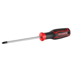 Ronix Kreuzschlitzschraubendreher mit PP+TPR-Griff 6 * 125 mm (2-farbig)