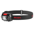 Ronix Wiederaufladbare Stirnlampe mit Bewegungssensor 5 W - 280 Lumen
