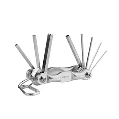 Ronix Faltbarer Aluminium-Innensechskantschlüsselsatz (8-teilig)