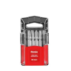 Ronix Doppelender-Schraubendreher-Bit PH2/SL6, 65 mm