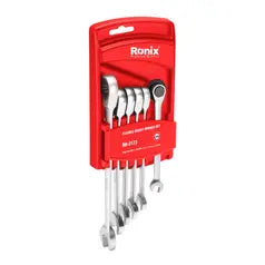 Ronix Ratschen-Ringmaulschlüssel-Set 6-teilig