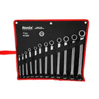 Ronix Doppelringschlüssel-Set gekröpft (12-teilig)