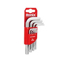 Ronix 9 teiliges Inbus Schl ssel Set mit kurzem Arm