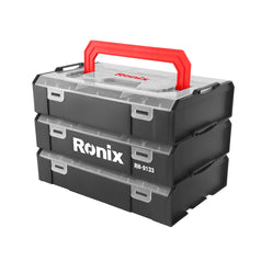 Ronix Kunststoff-Werkzeug-Organizer mit mehreren Ebenen 19,5 18 28 cm