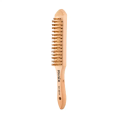 Ronix 4-reihige Bürste mit Holzgriff