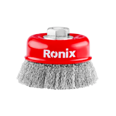 Ronix Gewellte Topfbürste 100 mm
