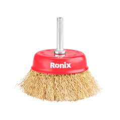 Ronix Gekrimpte Schaft-Topfbürsten 75 mm