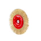 Ronix Gewellte Radbürste mit Welle 100 mm