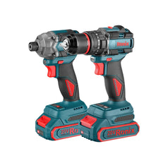 Ronix Akku-Kombiset 20 V (Schlagbohrschrauber und Schlagschrauber), 2-teilig