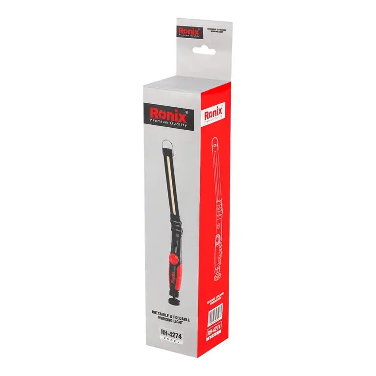 [RX-RH-4274] Ronix RH-4274 – 3,7 V dreh- & klappbare Arbeitsleuchte, 400 lm - Schiebemodell