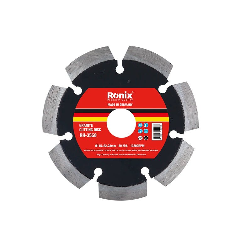 [RX-RH-3550] Ronix RH-3550 – Granitschnittscheibe 115 mm - Segment 11