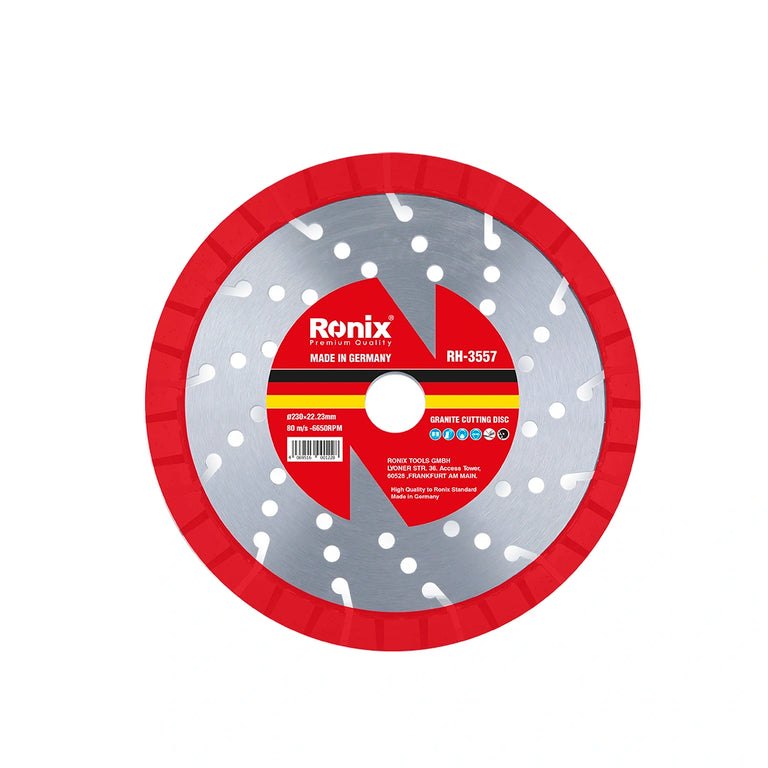 [RX-RH-3557] Ronix RH-3557 – Diamanttrennscheibe für Granit Ø 230 mm – Segment 13