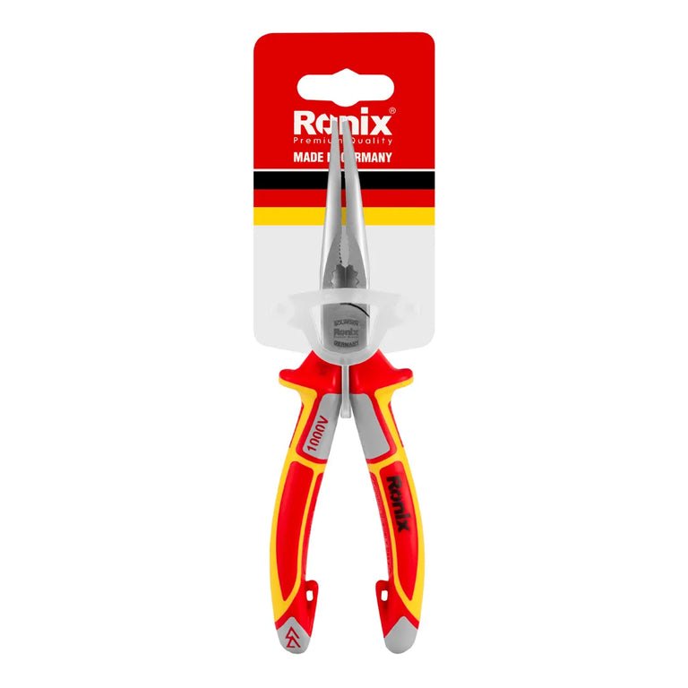 [RX-RH-1325] Ronix RH-1325 – VDE Winkelspitzzange 8 Zoll 200 mm Deutsche Qualität