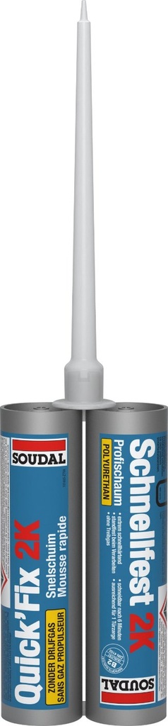 [SD-101665] Soudal 2K-Schnellfest PU-Montageschaum Beige 210 ml