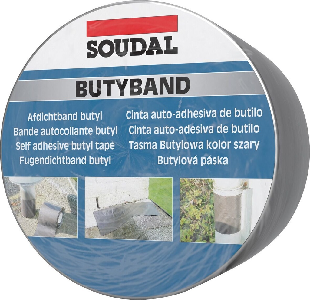 [SD-111092] Soudal Butyband Butyl-Dichtband Blei 30 cm x 10 m