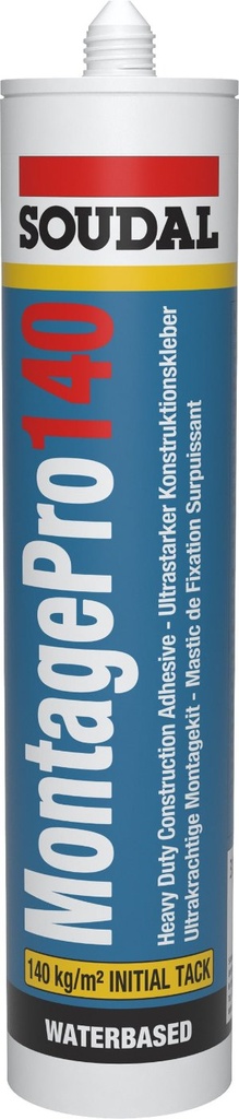 [SD-112129] Soudal MontagePro 140 Montagekleber Weiß 400 g