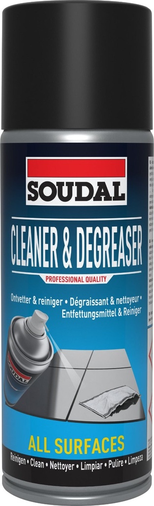 [SD-119708] Soudal Cleaner & Degreaser Reiniger & Entfetter 400 ml