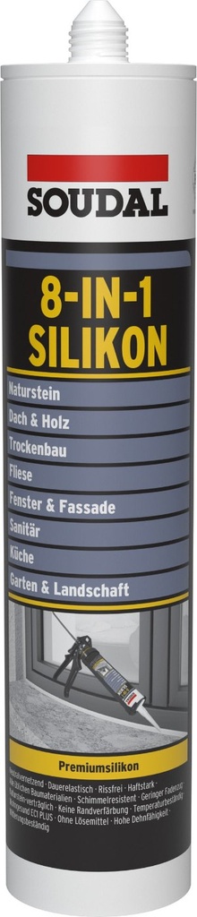 [SD-169572] Soudal 8-in-1 Silikon Anthrazit 300 ml